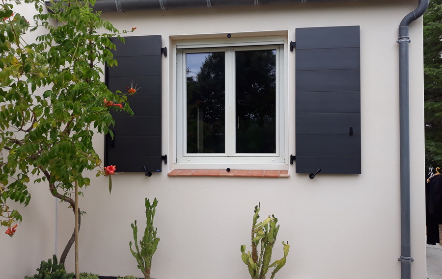 Volets battants épurés à Chantilly